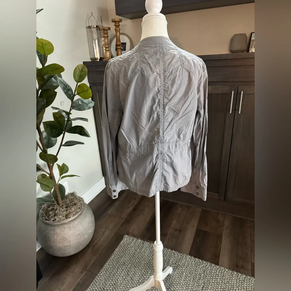 Women’s Large Express Jacket, Gray, Zip